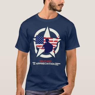 USA Military appreciation T-Shirt