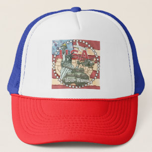 USA Military Trucker Hat