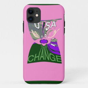 USA Millennial pink change vector Inspirational  iPhone 11 Case