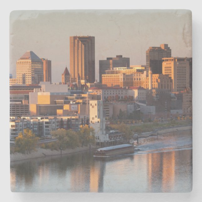 USA, Minnesota, Minneapolis, St. Paul 3 Stone Coaster (Front)