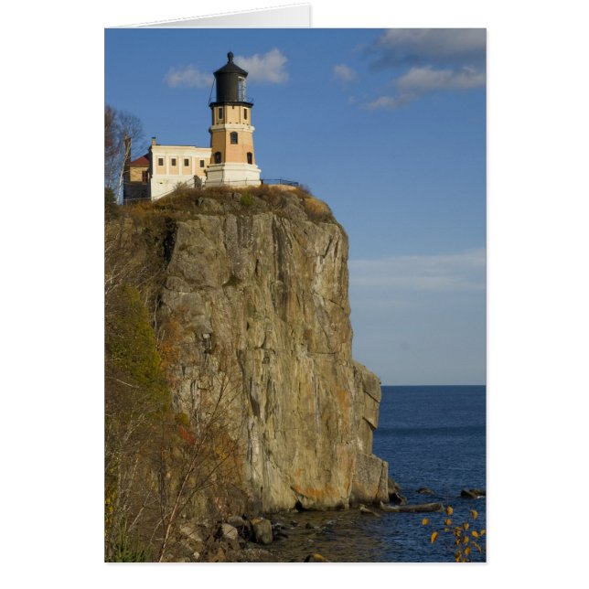 USA, Minnesota.  Split Rock Lighthouse on Lake (Front)