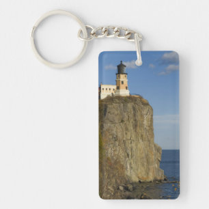 USA, Minnesota.  Split Rock Lighthouse on Lake Key Ring