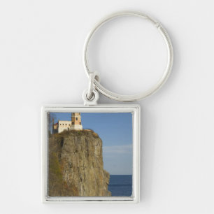 USA, Minnesota.  Split Rock Lighthouse on Lake Key Ring