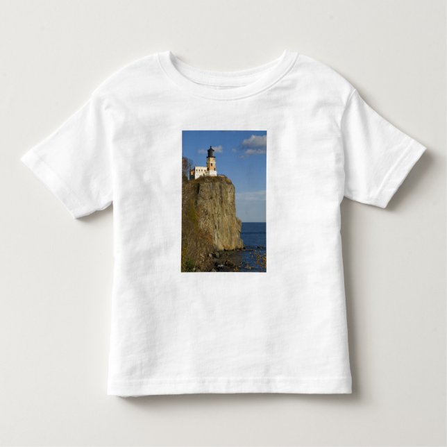 USA, Minnesota.  Split Rock Lighthouse on Lake Toddler T-Shirt (Front)