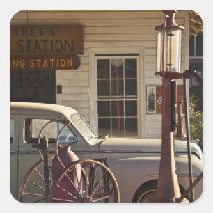 USA, Mississippi, Jackson, Mississippi Square Sticker