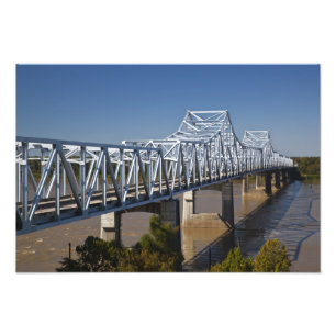USA, Mississippi, Vicksburg. I-20 Highway Photo Print