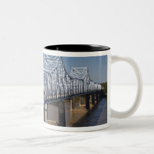 USA, Mississippi, Vicksburg. I-20 Highway Two-Tone Coffee Mug