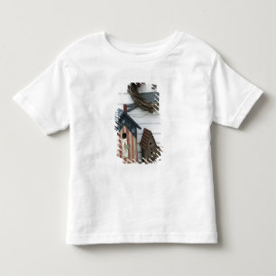 USA, Missouri, Herman: Patriotic Birdhouses, Toddler T-Shirt