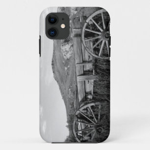 USA, Montana, Bannack State Park Old wagon made iPhone 11 Case