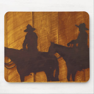 USA, Montana, Boulder River Cowboys on horses Mouse Pad