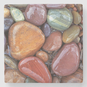 USA, Montana, Clark Fork River, Stones 2 Stone Coaster