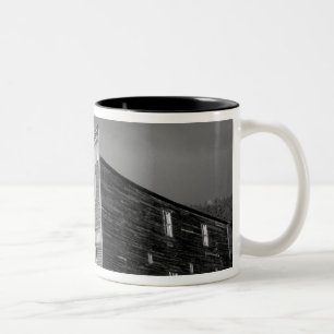 USA, Montana, Elkhorn Fraternity Hall meeting Two-Tone Coffee Mug