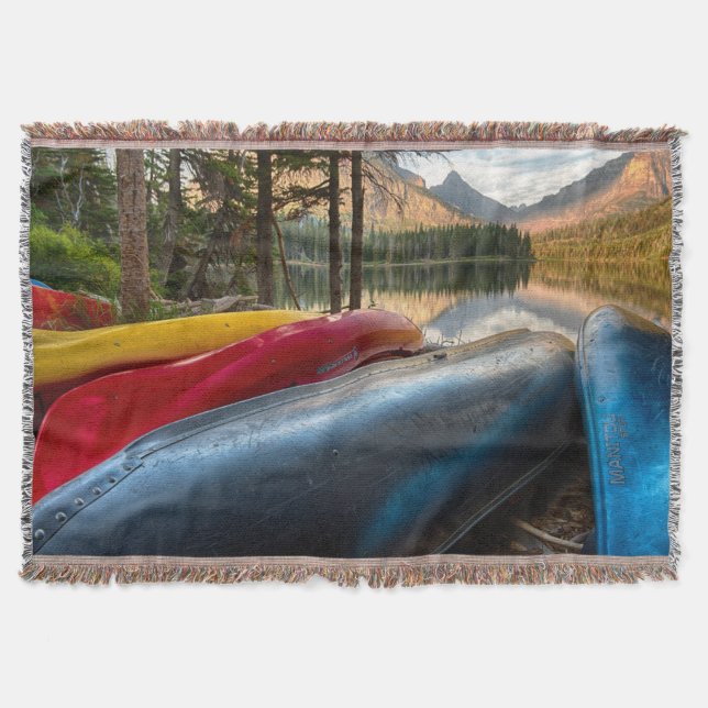 USA, Montana, Glacier National Park 3 Throw Blanket (Front)