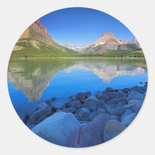 USA, Montana, Glacier National Park 4 Classic Round Sticker