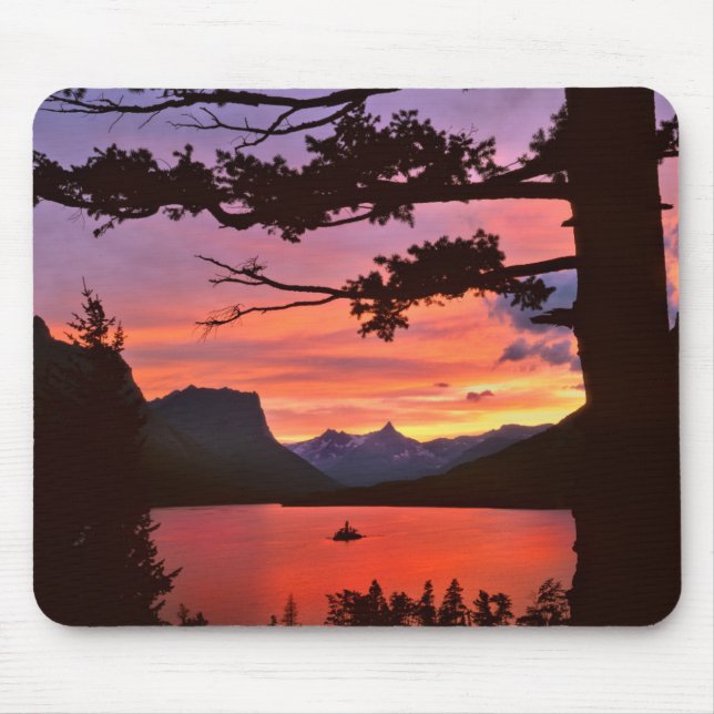 USA, Montana, Glacier National Park. Landscape Mouse Pad (Front)
