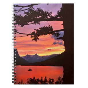 USA, Montana, Glacier National Park. Landscape Notebook