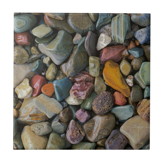 USA, Montana, Glacier National Park, Stones Tile (Front)