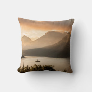 USA, Montana, Glacier National Park. Sunrise Cushion