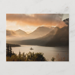 USA, Montana, Glacier National Park. Sunrise Postcard