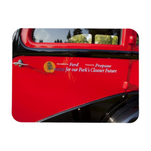 USA, Montana, Glacier National Park, Vintage Magnet