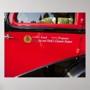 USA, Montana, Glacier National Park, Vintage Poster