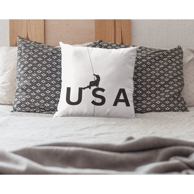 USA mountain climbing Cushion (Creator Uploaded)