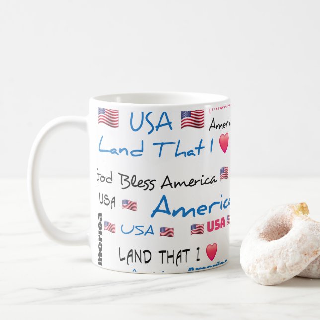 USA MUG (With Donut)