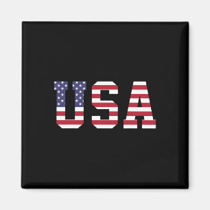 Usa National American Flag 4th Of July Magnet