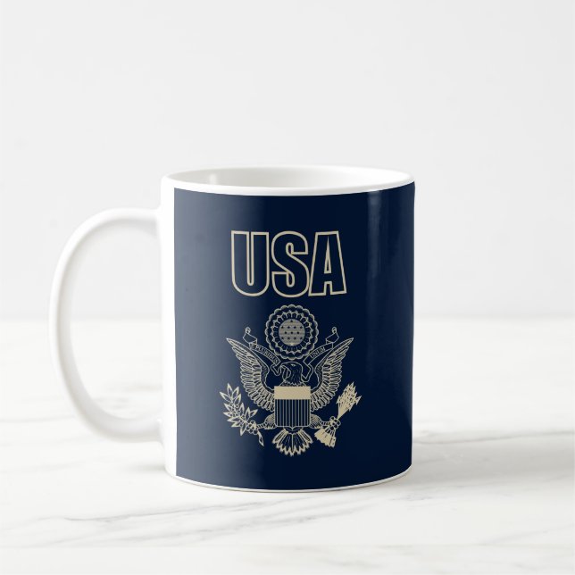 USA national emblem Coffee Mug (Left)