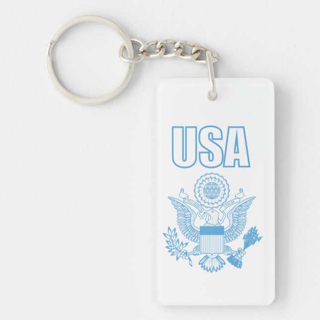 USA national emblem Key Ring (Front)