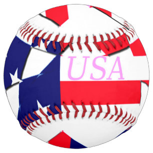 USA National Game Flag colours Softball