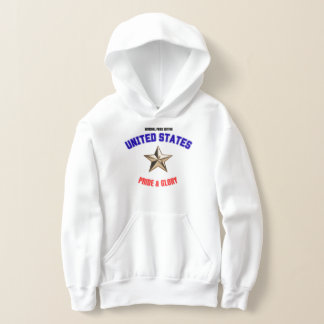 USA National Pride Edition Kids Pullover Hoodie
