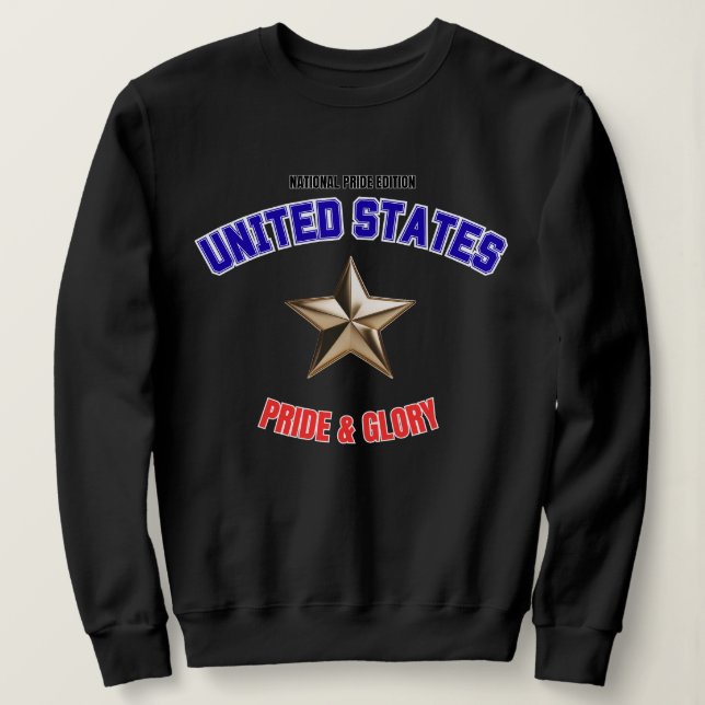 USA National Pride Edition Women's Sweatshirt (Design Front)