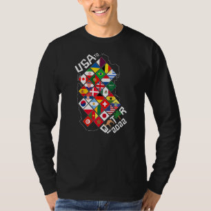 Usa National Soccer Team Best Qatari Football  Cla T-Shirt