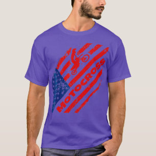 USA Nations Dirt Bike Tee American Flag