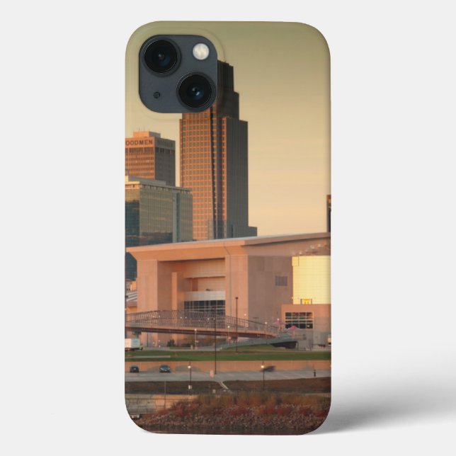 USA, Nebraska, Omaha, Skyline Case-Mate iPhone Case (Back)