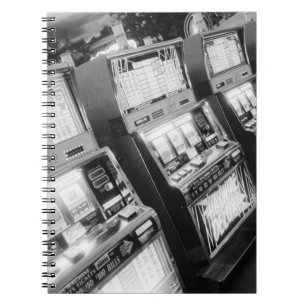 USA, Nevada, Las Vegas: Casino Slot Machines / Notebook