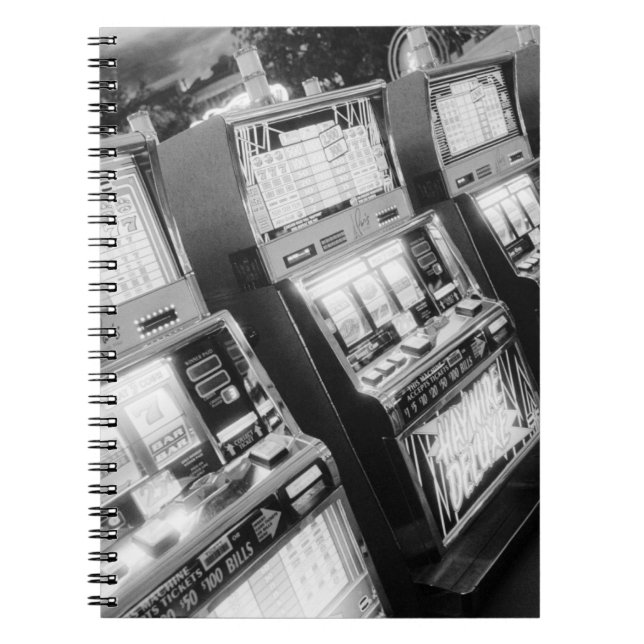 USA, Nevada, Las Vegas: Casino Slot Machines / Notebook (Front)