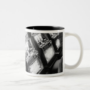 USA, Nevada, Las Vegas: Casino Slot Machines / Two-Tone Coffee Mug