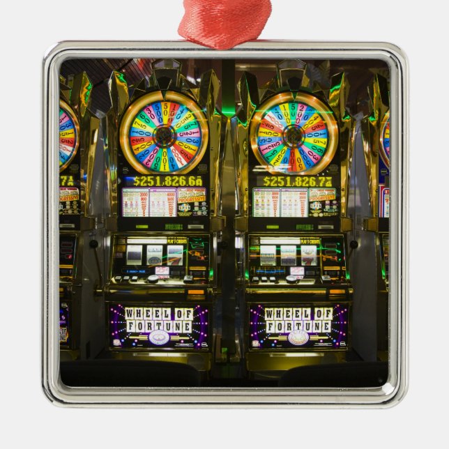 USA, Nevada, Las Vegas. McCarran International Metal Ornament (Front)