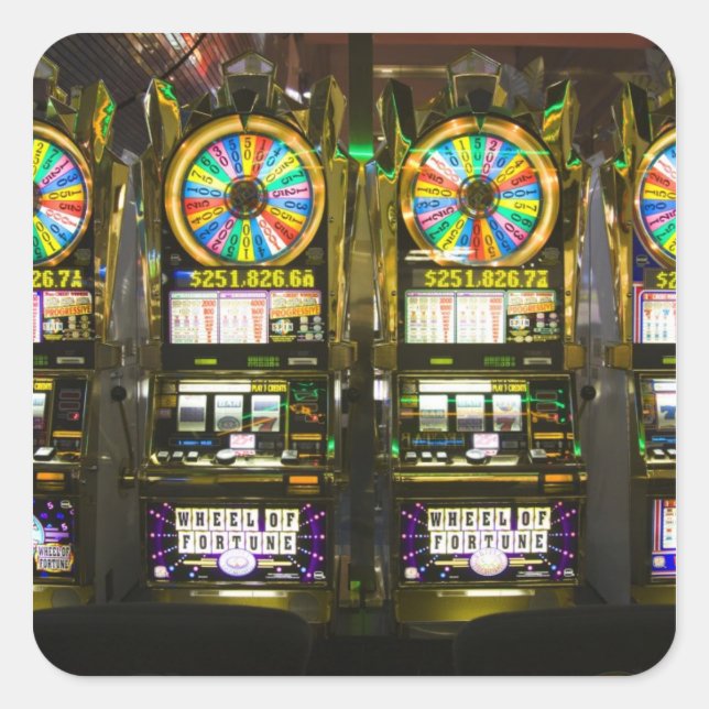 USA, Nevada, Las Vegas. McCarran International Square Sticker (Front)