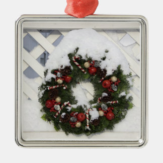 USA, New England, Massachusetts, Reading, Metal Tree Decoration