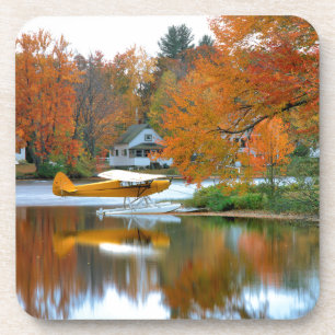 USA, New England, New Hampshire. Float Plane Coaster