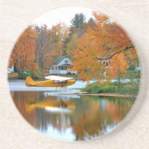 USA, New England, New Hampshire. Float Plane Coaster
