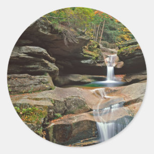 USA, New England, New Hampshire, White Mountains Classic Round Sticker