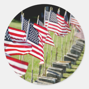 USA, New England, Rhode Island, Bristol Classic Round Sticker