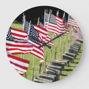 USA, New England, Rhode Island, Bristol Large Clock