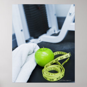 USA, New Jersey, Jersey City, Close up of green Poster