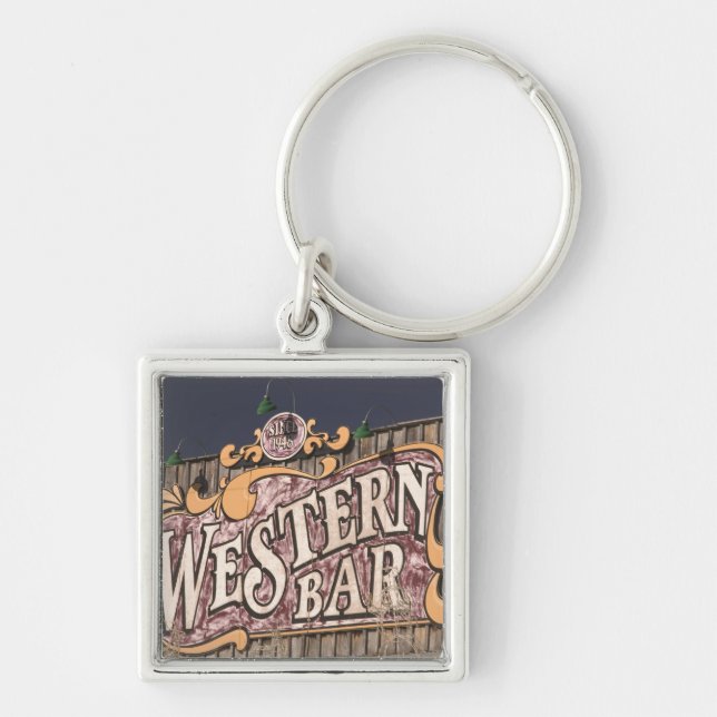 USA, New Mexico, Cloudcroft: Mountain Town (el. Key Ring (Front)