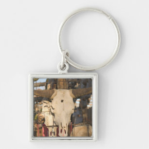 USA, New Mexico, Mesilla: Historic Mesilla Plaza Key Ring